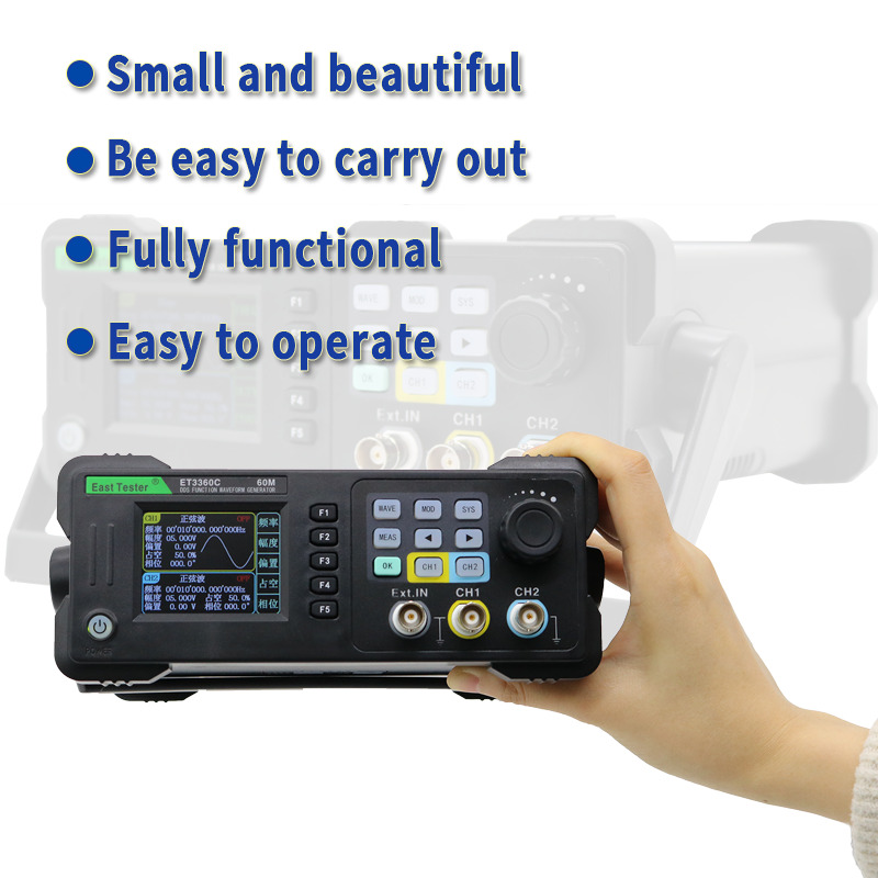 East Tester ET3320C ET3340C ET - Dual Channel Arbitrary Waveform Function Generator 60Mhz recensie en prijs